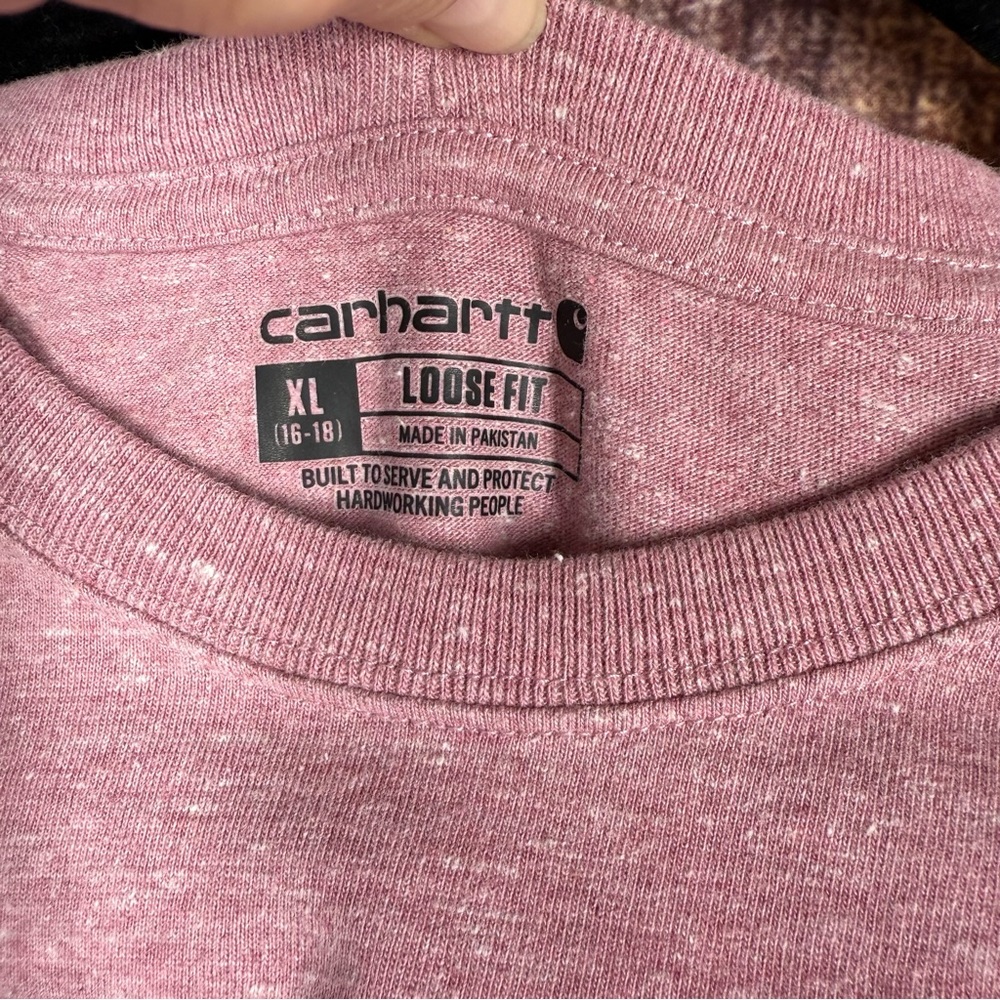 Carhartt Short Sleeve Tee Light‎ Rose Peachy Pink Tshirt - Picture 3 of 10